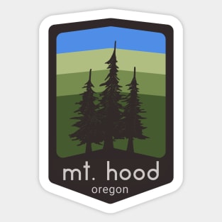 Mt. Hood, Oregon Logo Apparel and Accessories Sticker